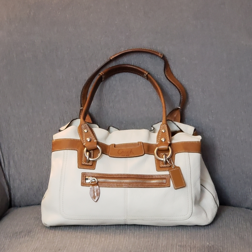 White Coach Bag